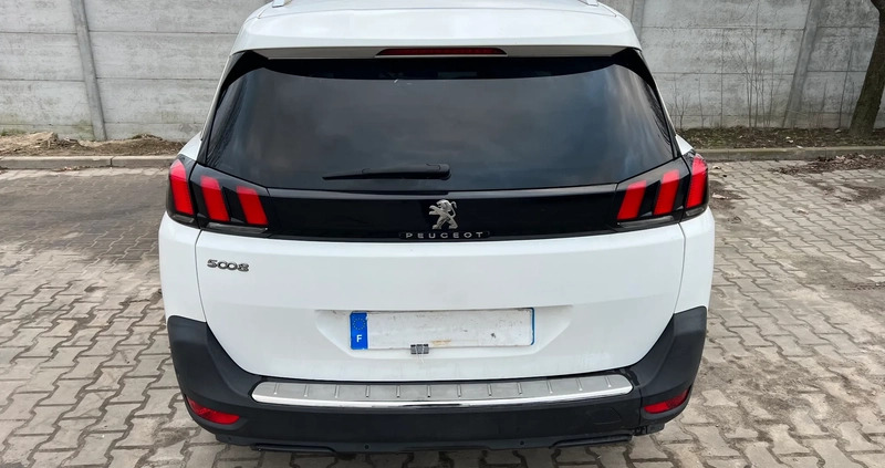 Peugeot 5008 cena 41900 przebieg: 57000, rok produkcji 2019 z Chodzież małe 154